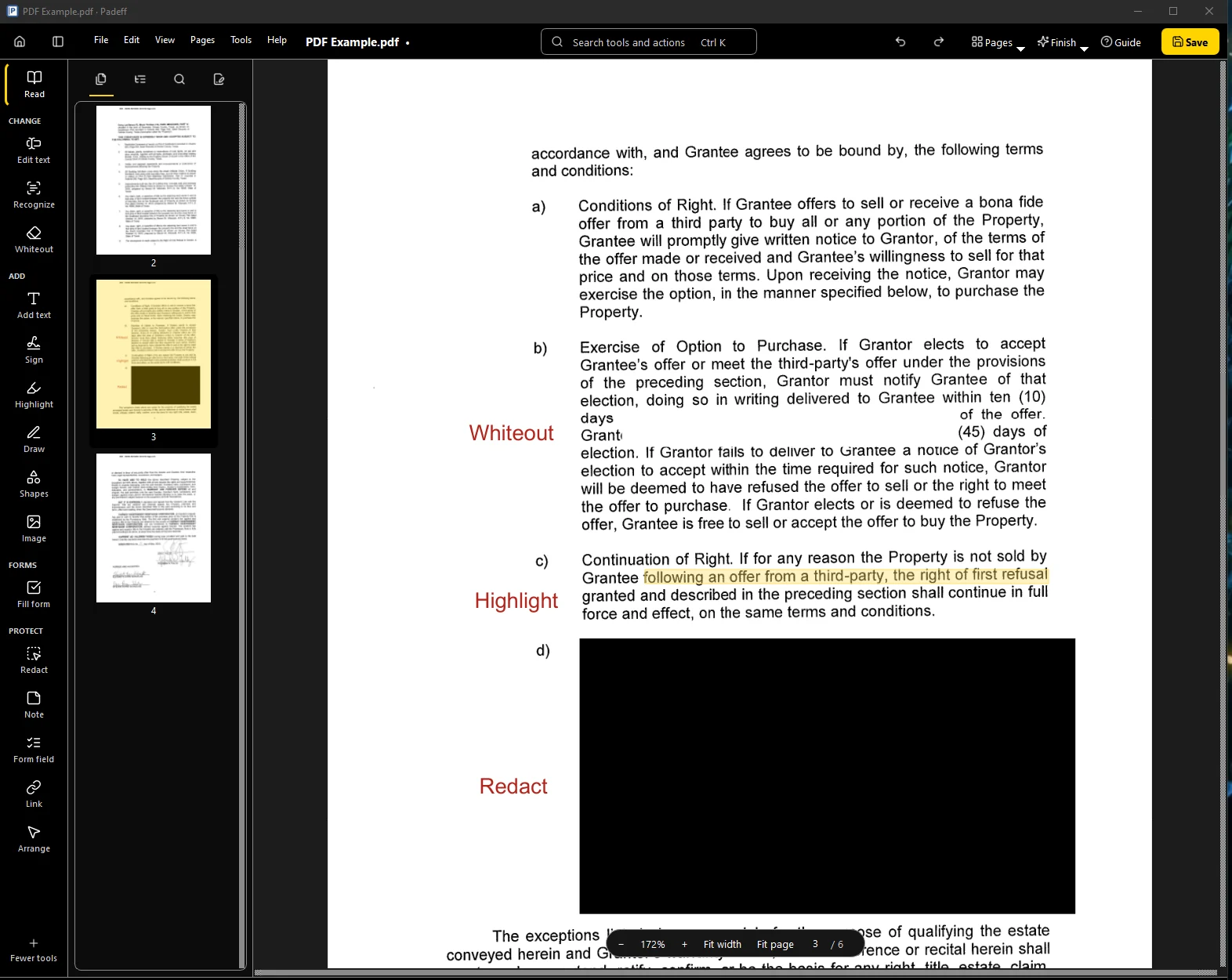 Padeff: Review and sign in one workspace